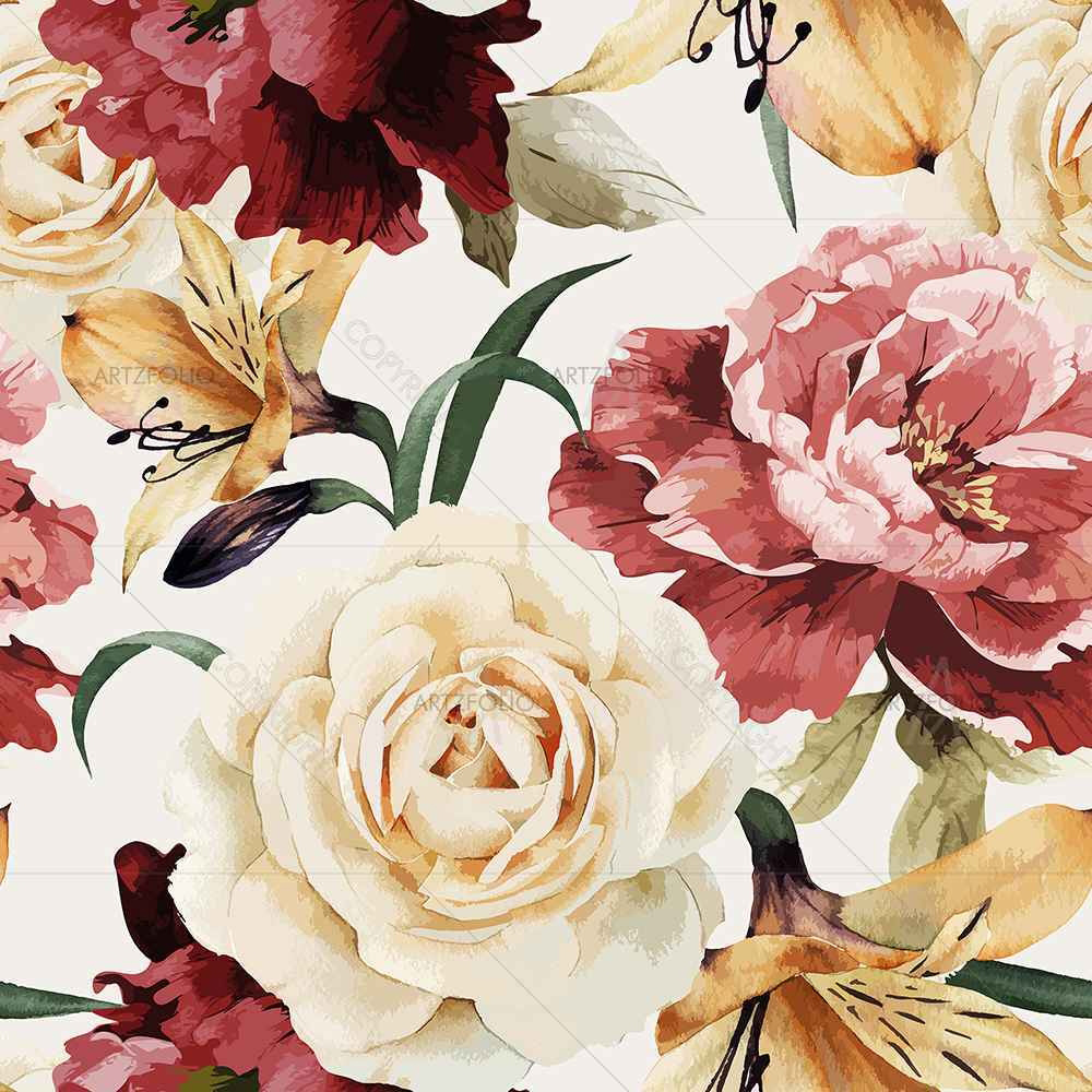 Roses D2 — custom-size art design 5007667