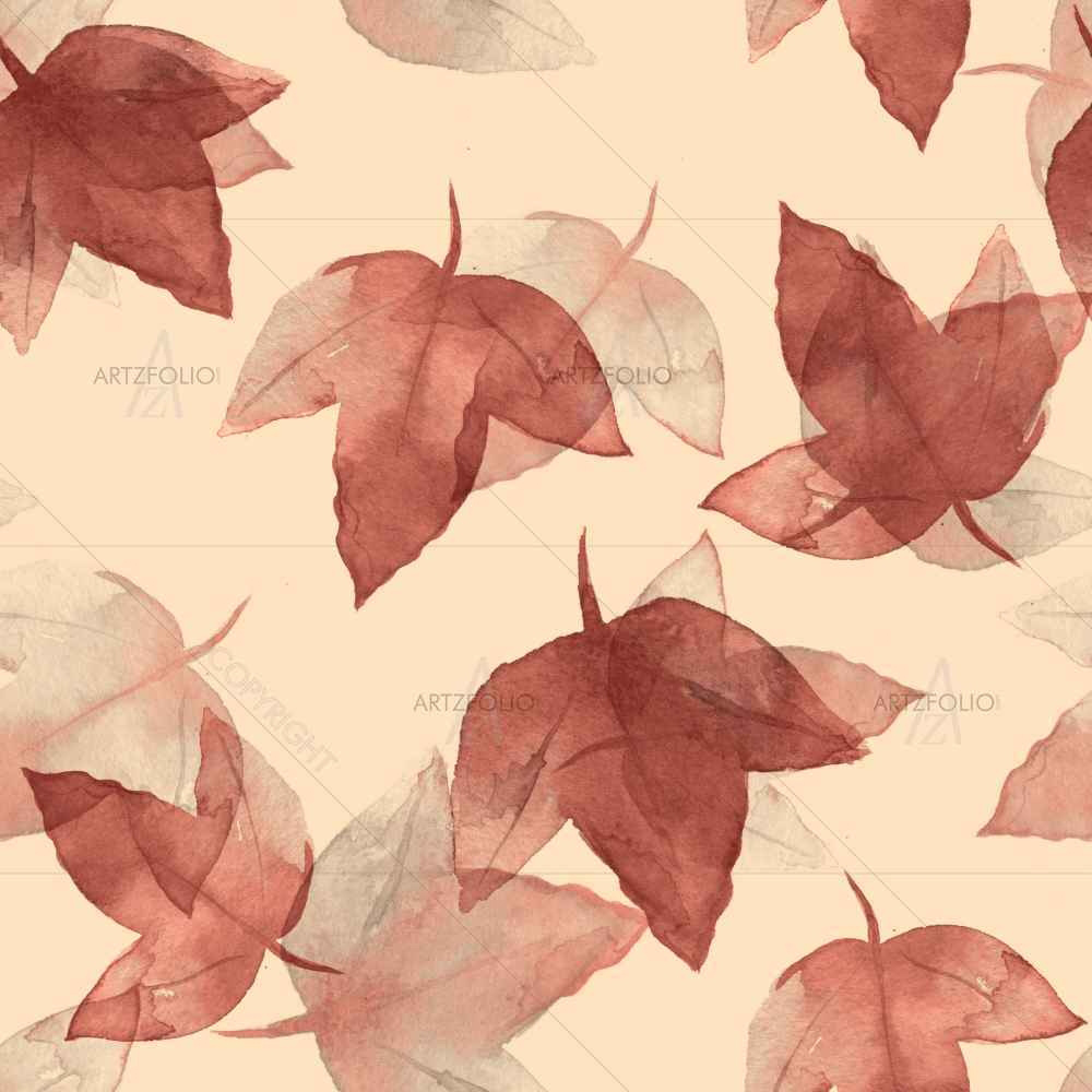 Autumn Leaves D5 — Botanical custom art by ArtzFolio