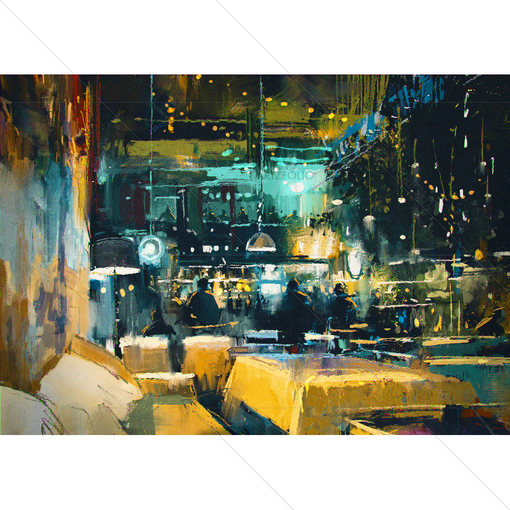Colorful Interiors — custom-size art design 5007702