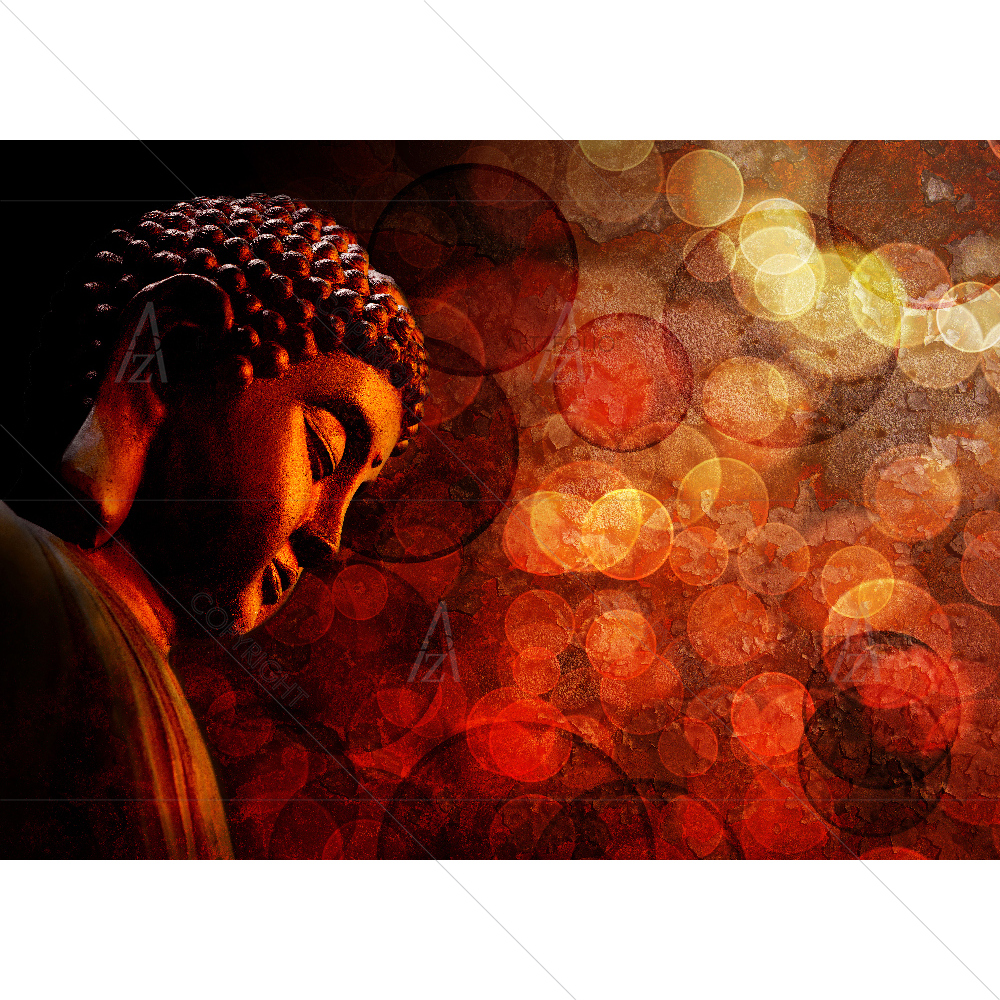 Meditating Zen Buddha — custom-size art design 5007714