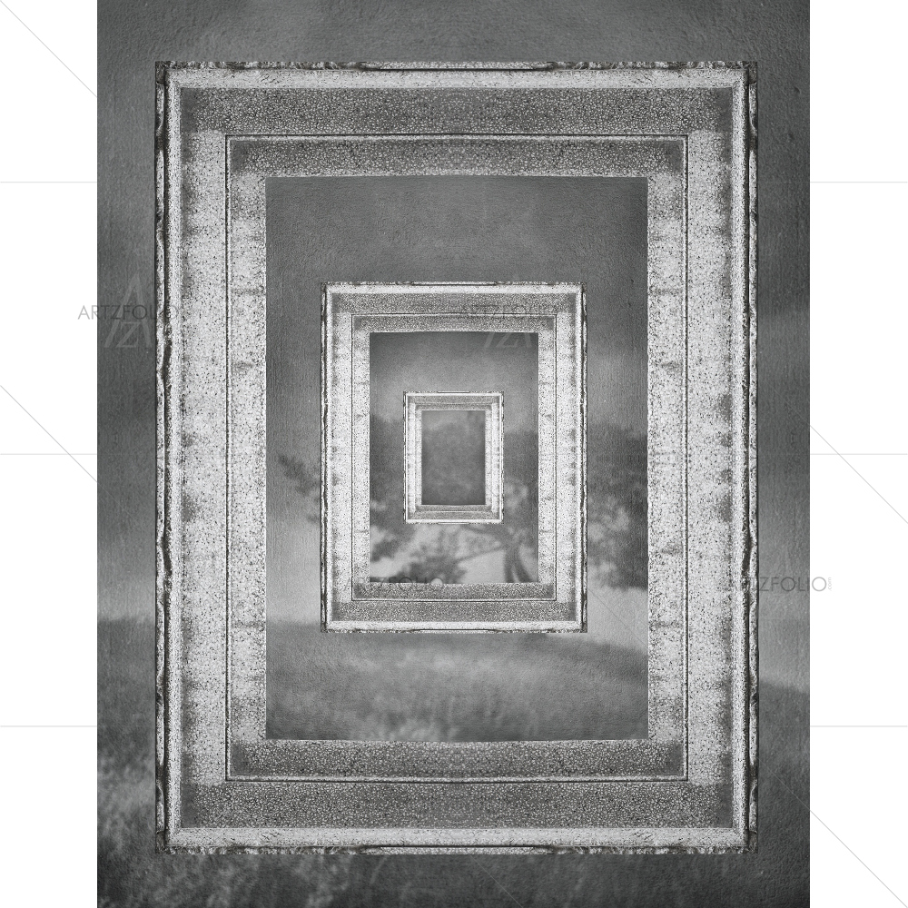 Deep Black And White Frames — custom-size art design 5007751