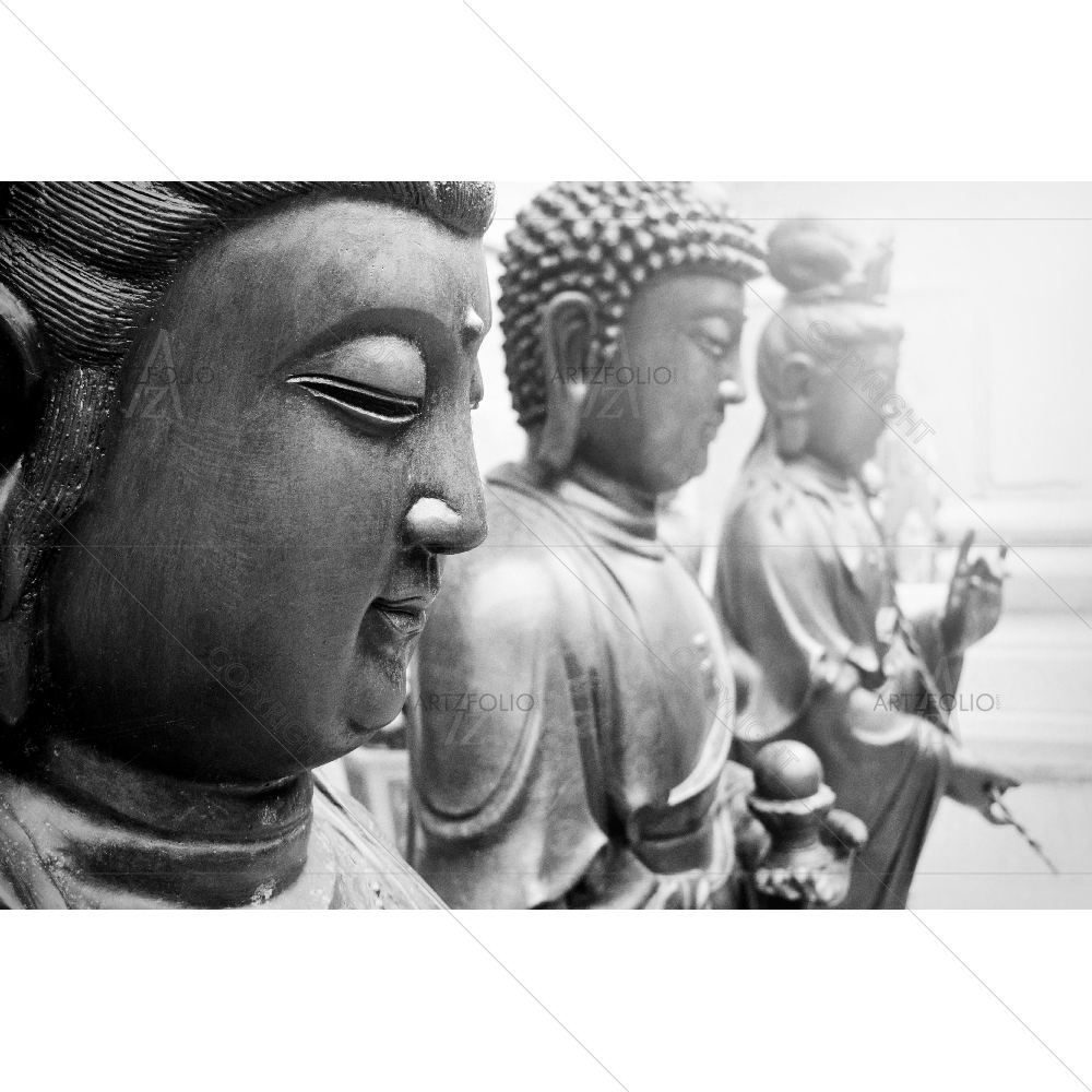 Ancient Gods Buddha And Avalokitasvara — custom-size art design 5007760