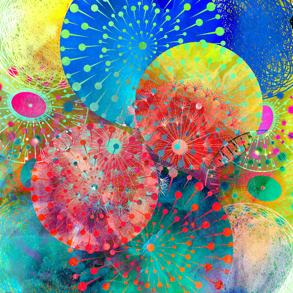 Round Elements — Abstract custom art by ArtzFolio