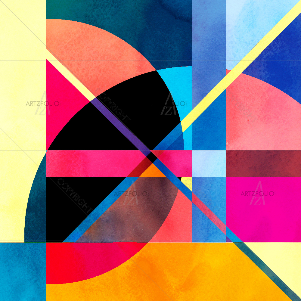 Watercolor Elements D1 — Abstract custom art by ArtzFolio