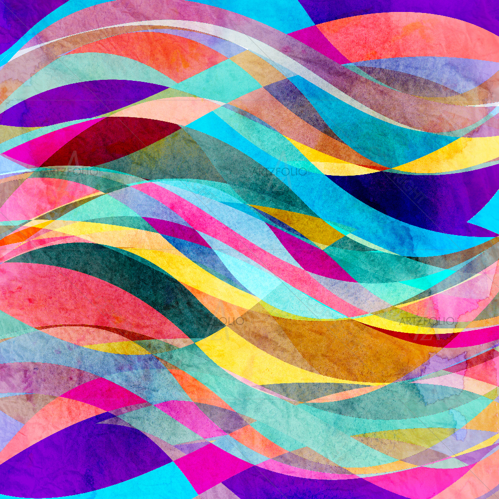 Colorful Geometric Elements D3 — custom-size art design 5007785