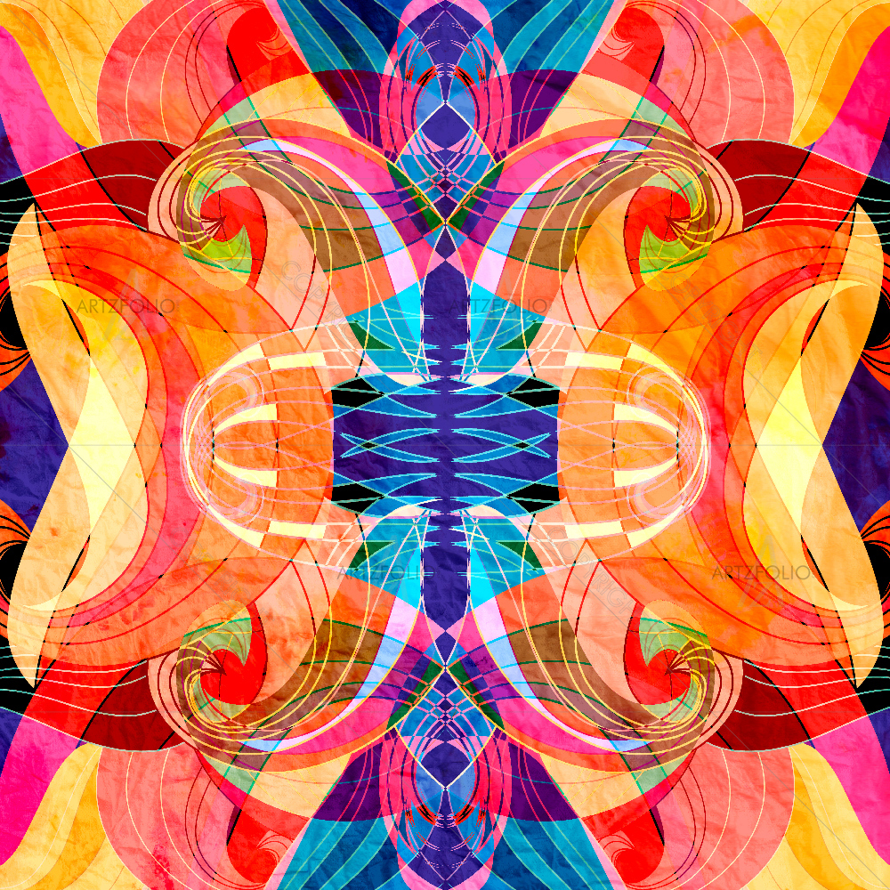 Abstract Watercolor D2 — Abstract custom art by ArtzFolio