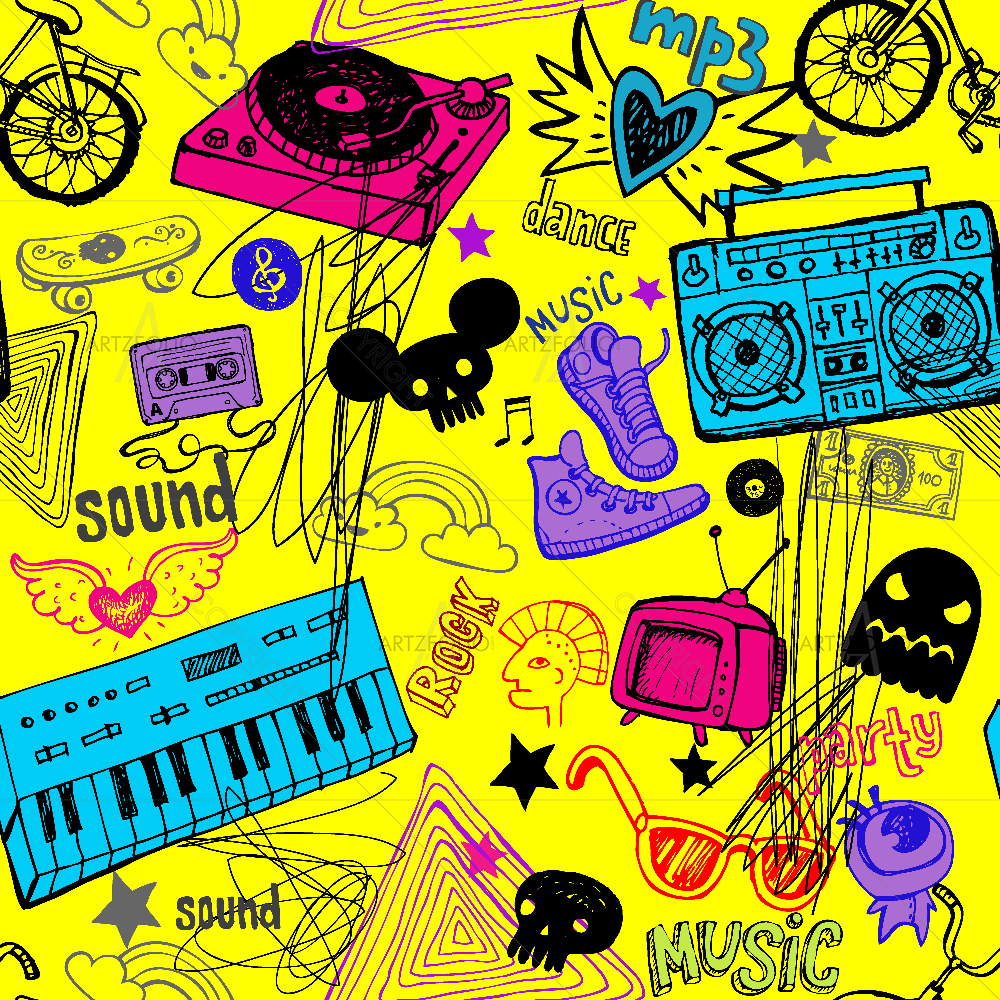 Music & Dance D4 — Abstract custom art by ArtzFolio