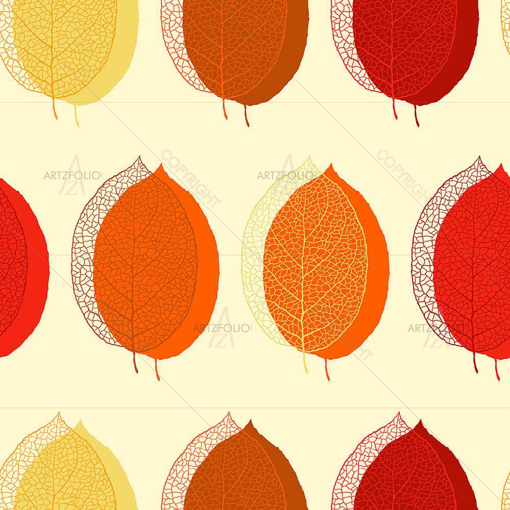 Autumn Leaves D6 — custom-size art design 5007820