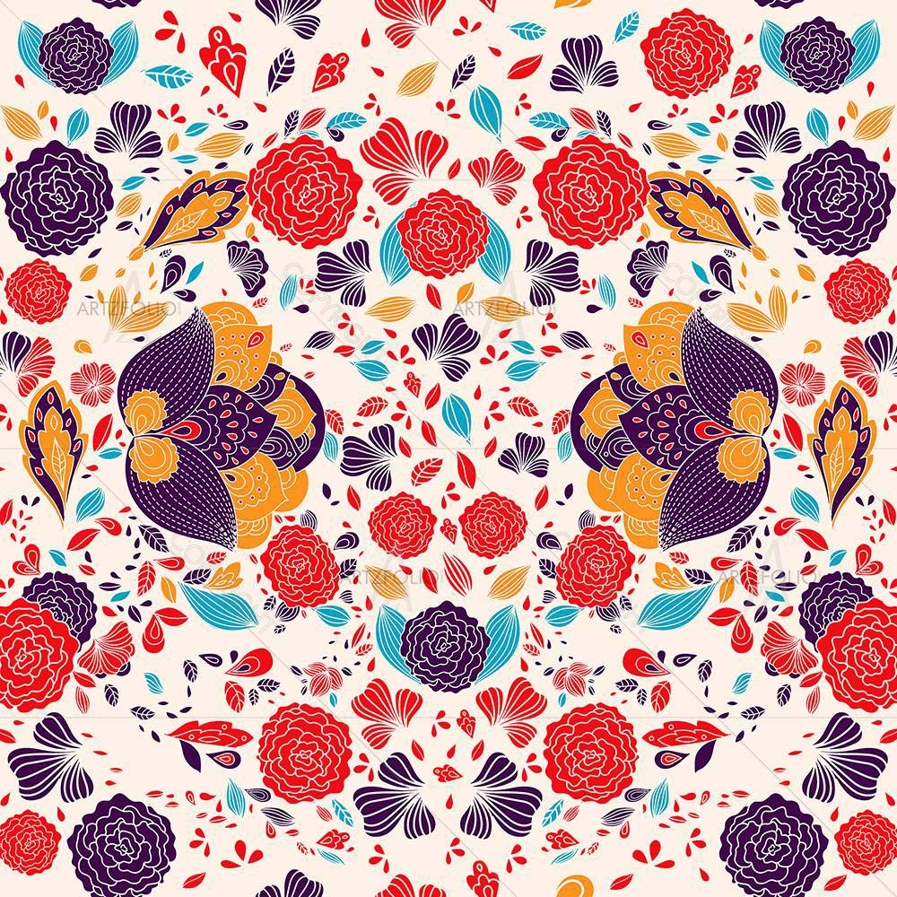 Floral Background — custom-size art design 5007826