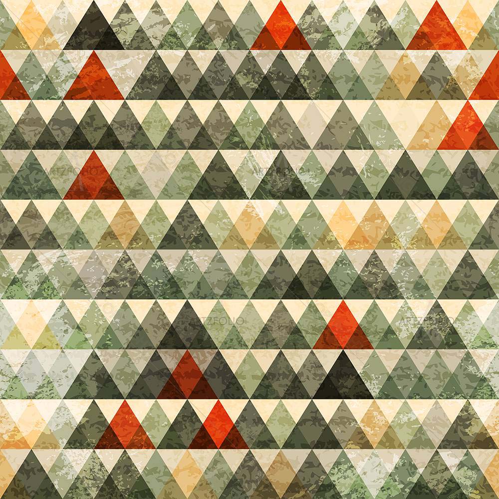 Grunge Triangles — custom-size art design 5007846