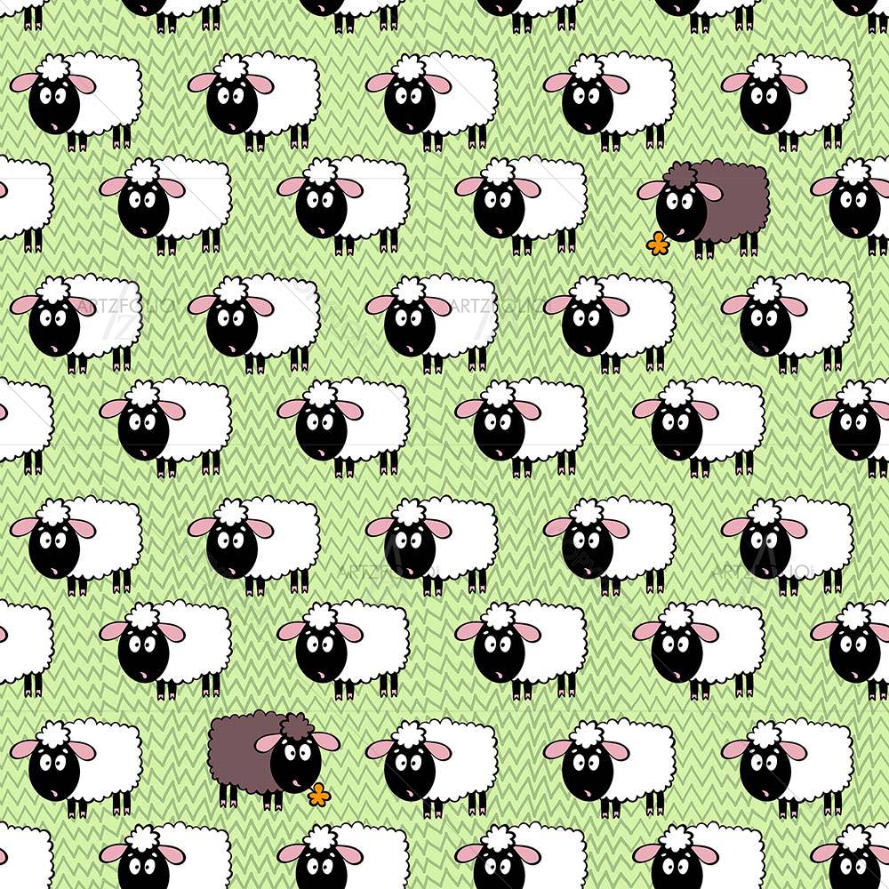 Creative Sheep — Abstract custom art by ArtzFolio