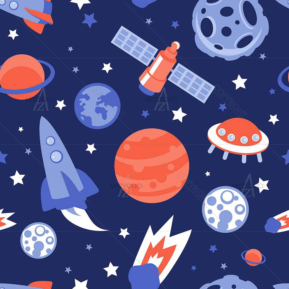 Planets, Ships And Stars — Ancient custom art by ArtzFolio