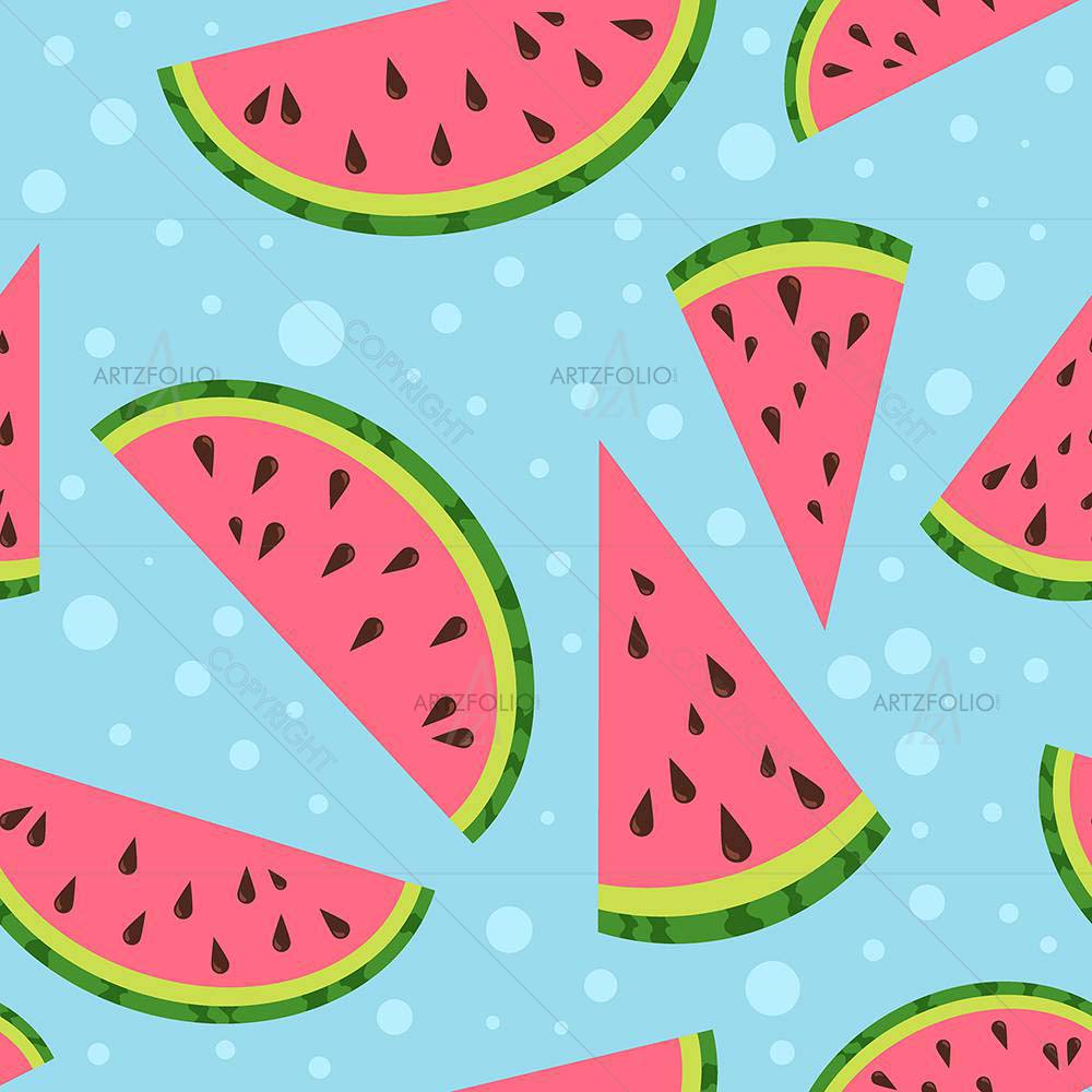 Colorful Watermelon D1 — custom-size art design 5007861