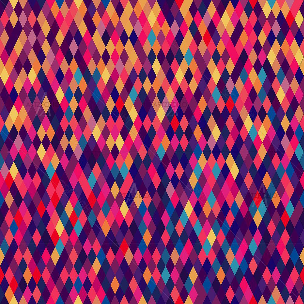 Colorful Diamond Tiles — custom-size art design 5007872
