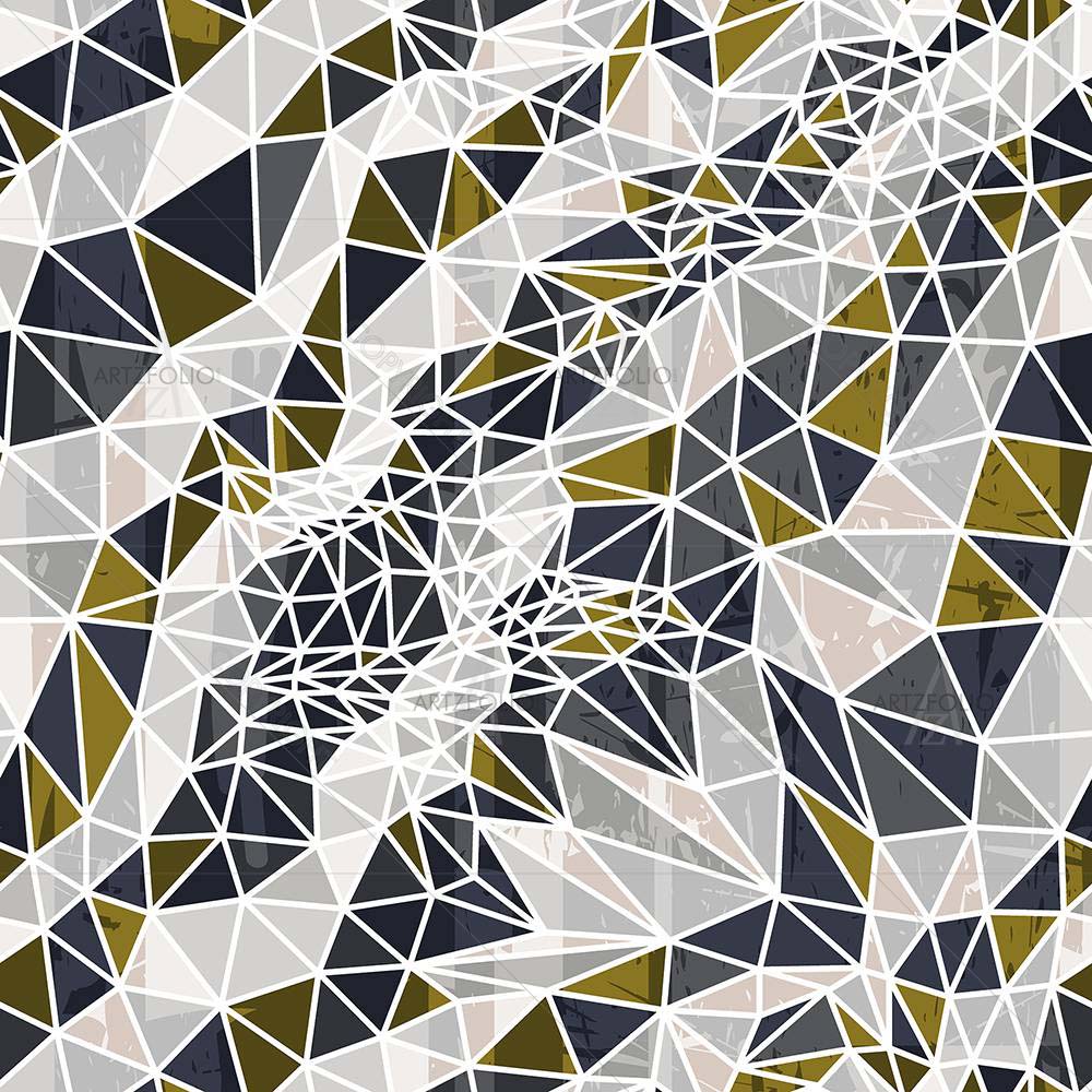 Abstract Triangles D2 — custom-size art design 5007888