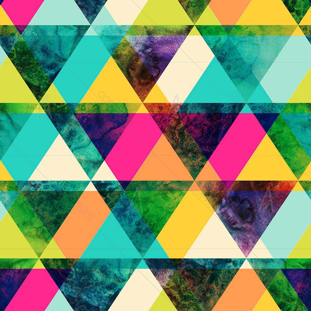 Hipster Triangles D1 — custom-size art design 5007890