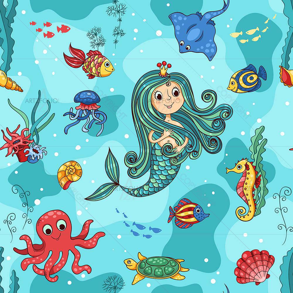 Mermaid Princess — custom-size art design 5007892
