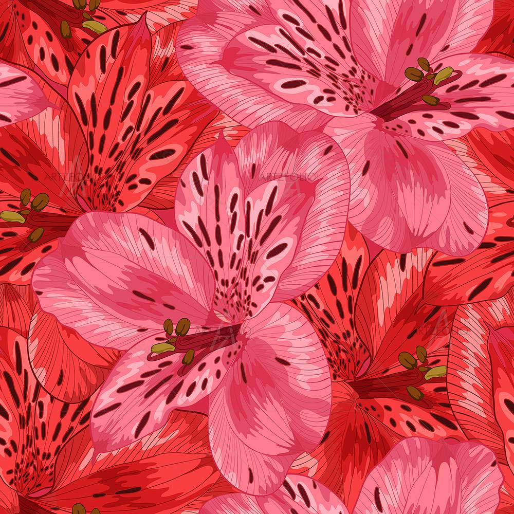 Alstroemeria Flower — custom-size art design 5007903