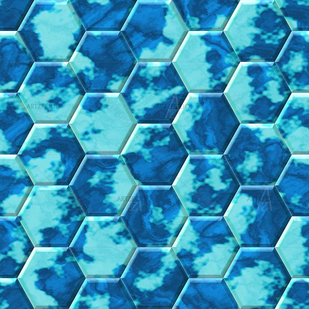 Hexacomb Tiling — custom-size art design 5007911