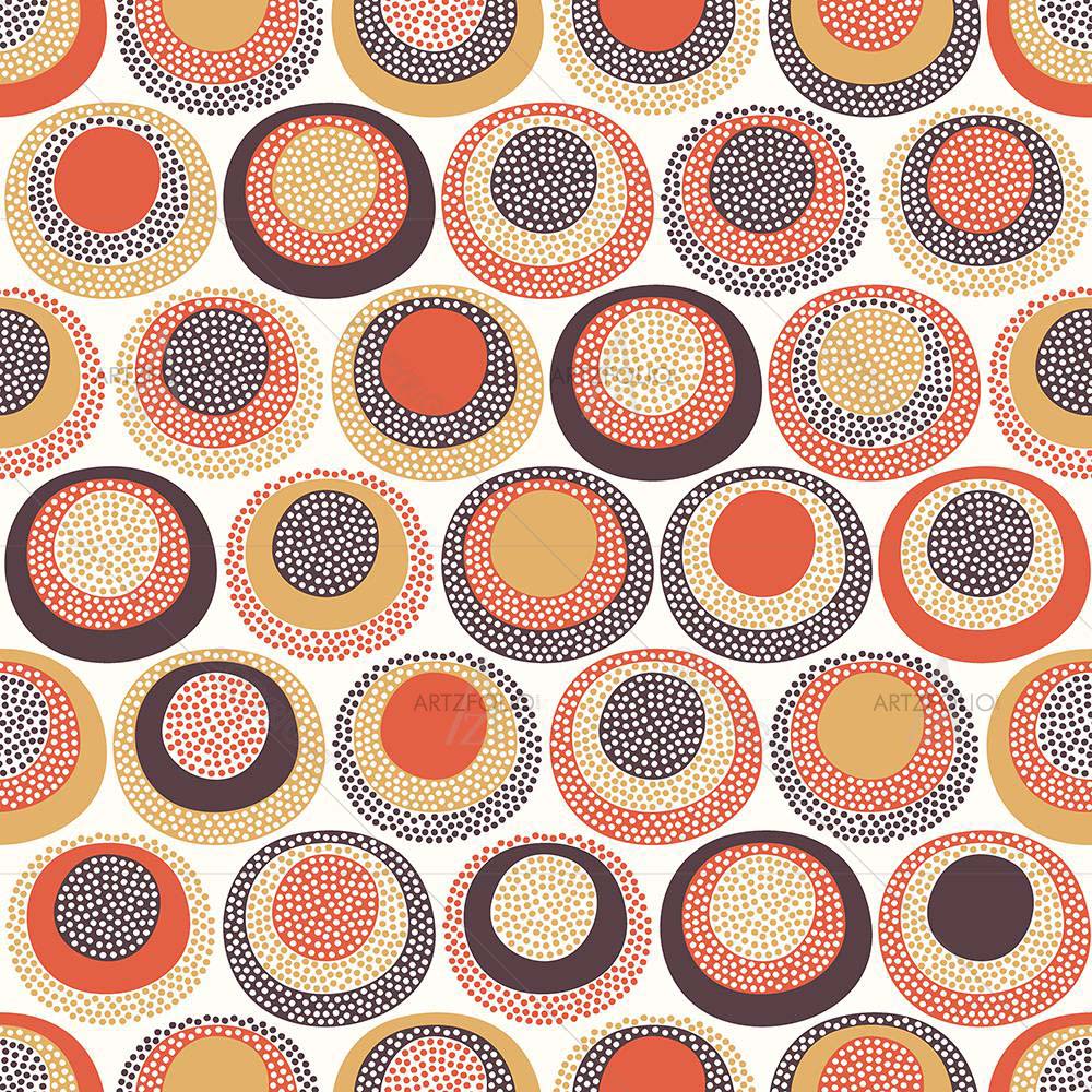 Cute Doodle Dots — custom-size art design 5007954
