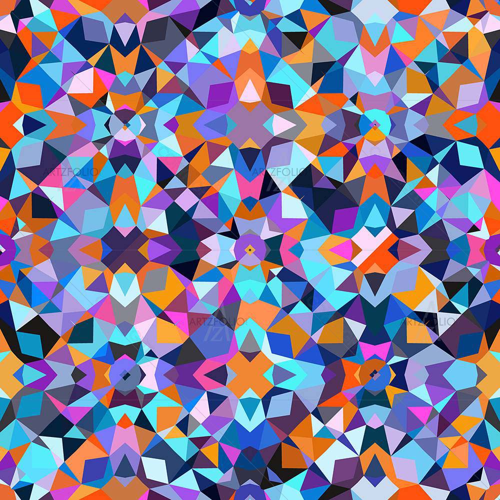 Colorful Geometric Art — custom-size art design 5007971