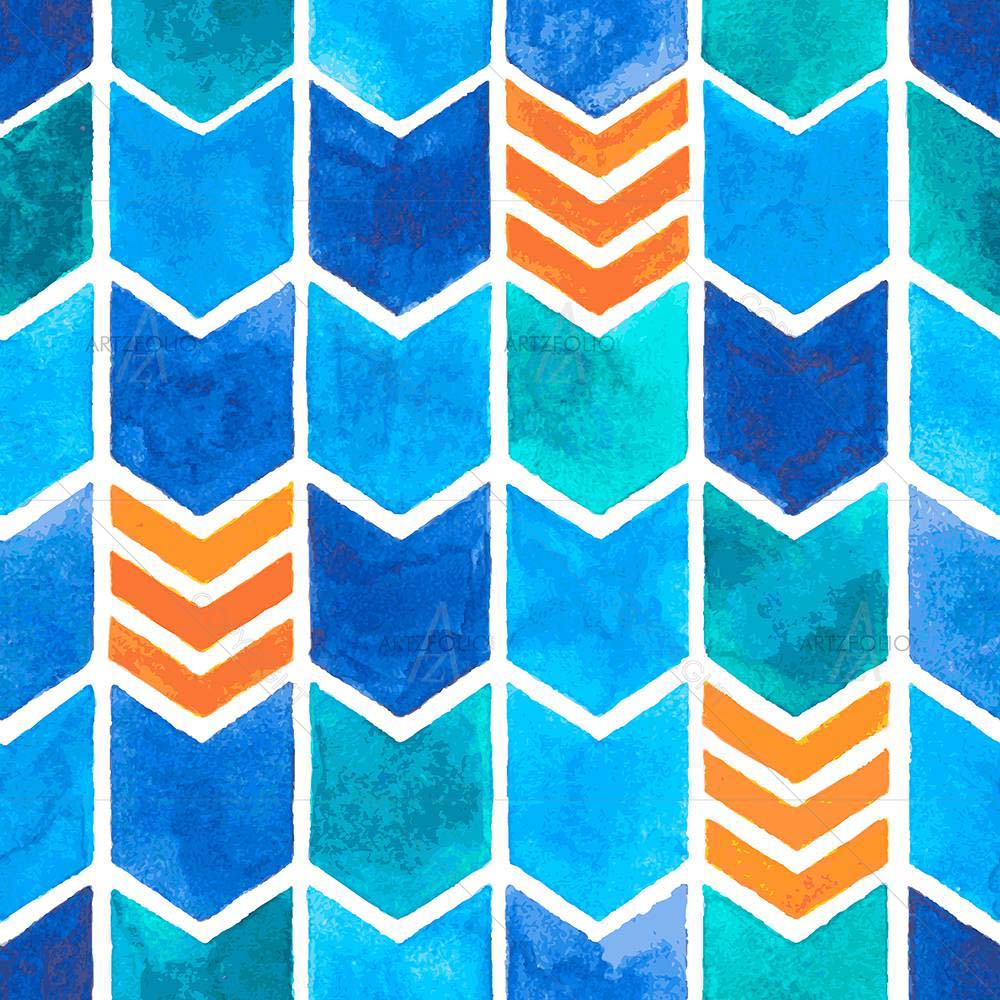 Watercolor Arrows D1 — custom-size art design 5008012