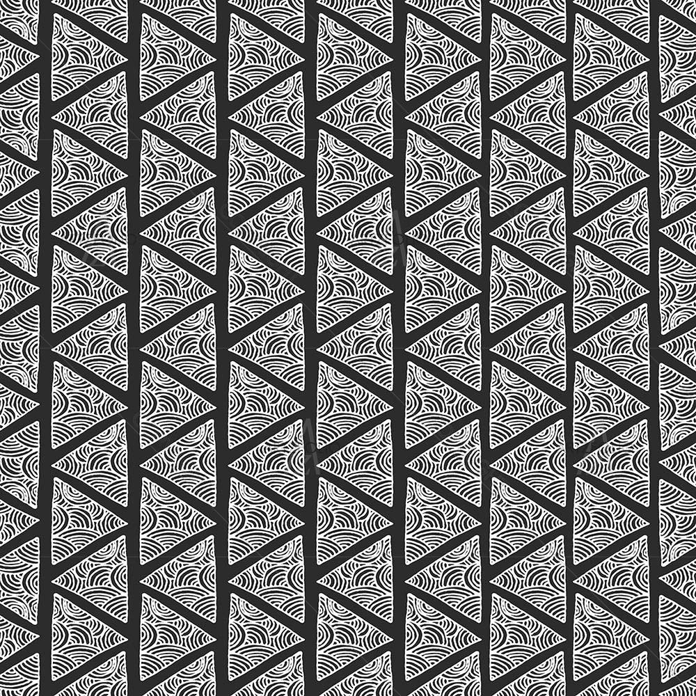 Zentangle Design Ornate Triangles — Abstract custom art by ArtzFolio
