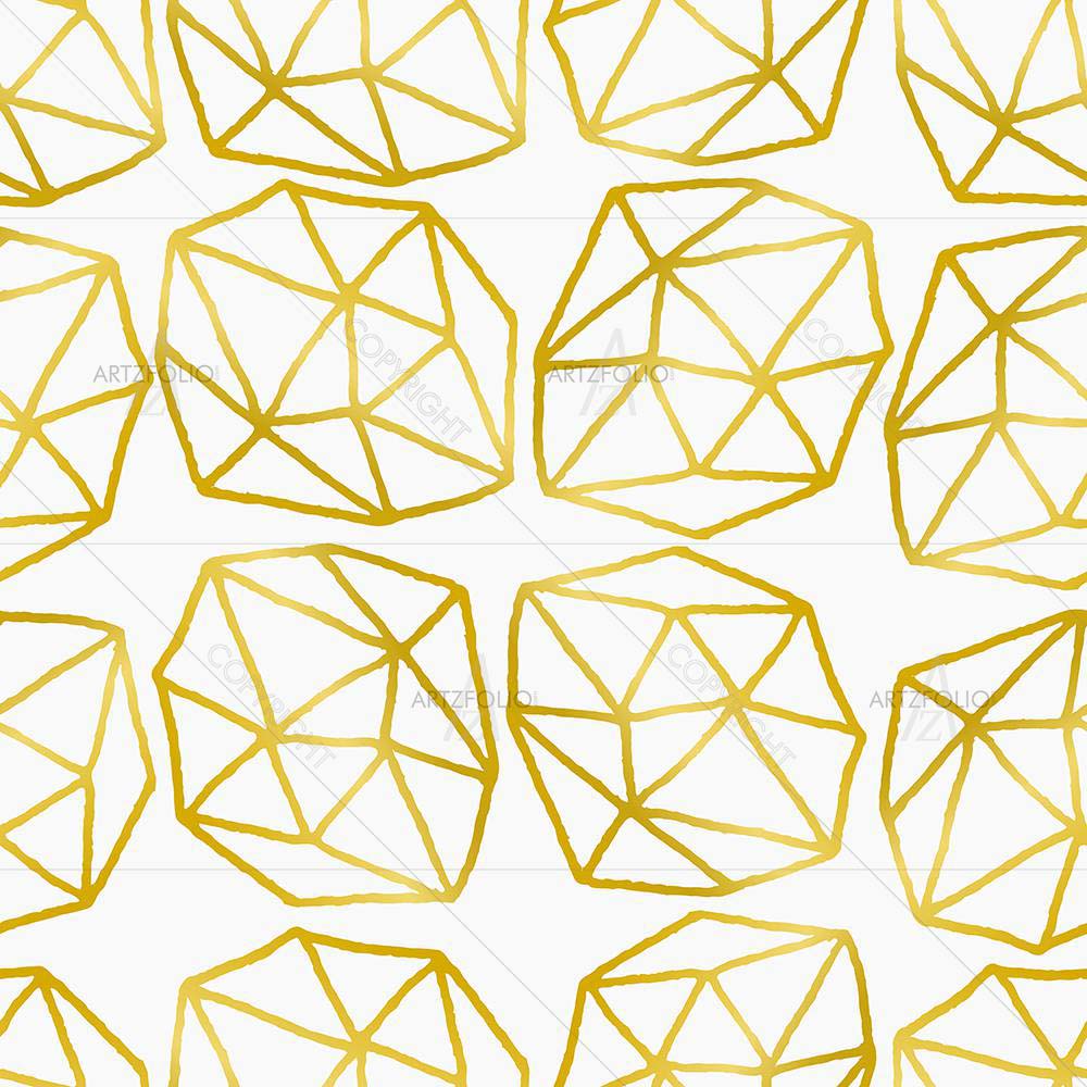 Polygonal Shapes D2 — custom-size art design 5008028