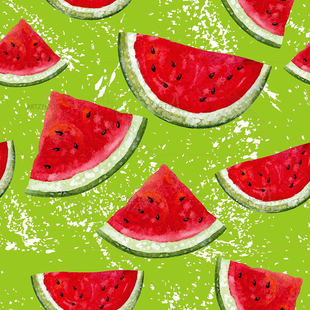 Watermelon Pattern D1 — custom-size art design 5008040