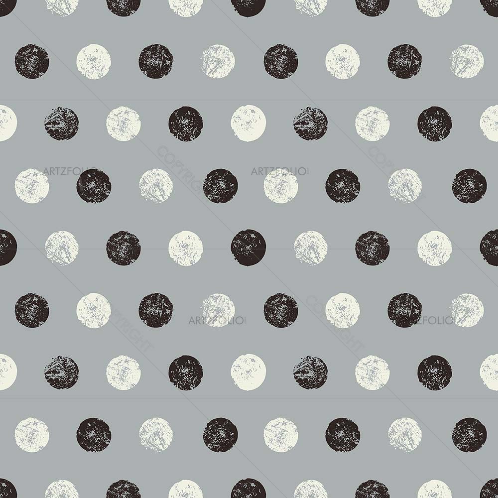 Abstract Polka Dots D1 — custom-size art design 5008058