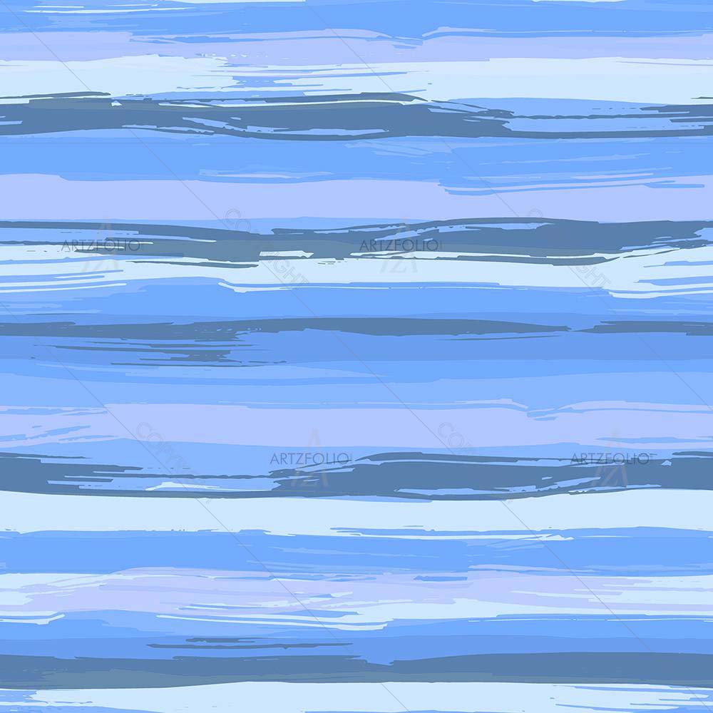 Blue Brush Strokes — custom-size art design 5008088