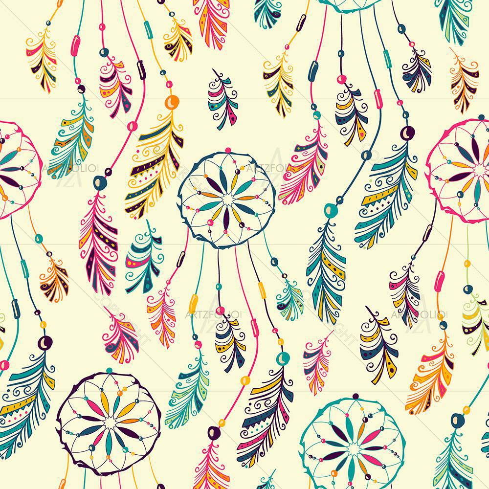 Dream Catcher Pattern D2 — American custom art by ArtzFolio