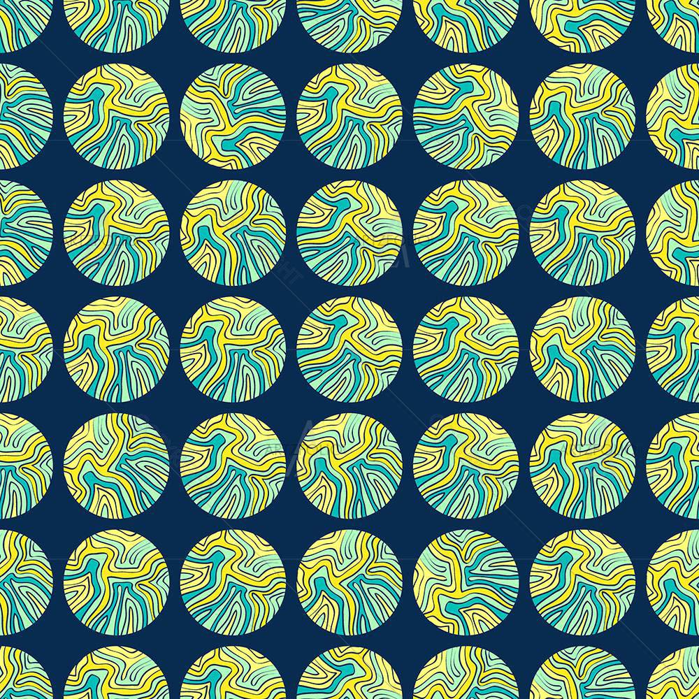 Circles Pattern D1 — custom-size art design 5008118