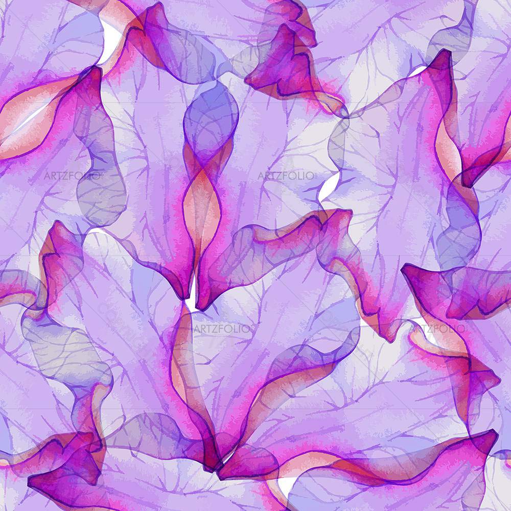 Purple Flower Petal D2 — custom-size art design 5008182