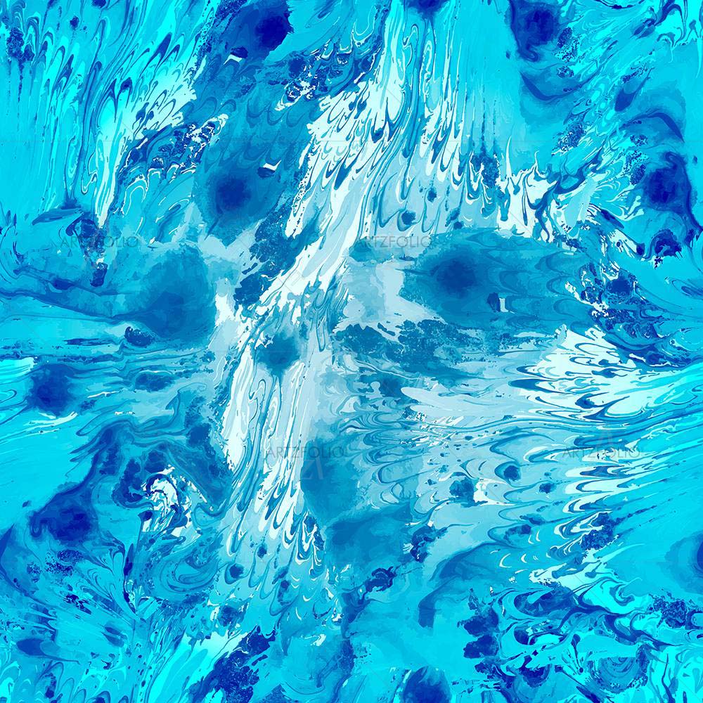Abstract Blue D2 — custom-size art design 5008215