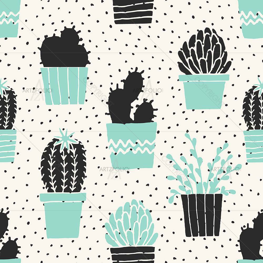 Plants Pattern D2 — custom-size art design 5008220