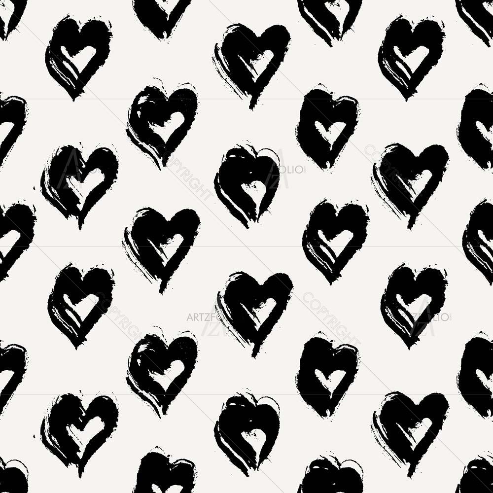 Valentine Hearts D2 — custom-size art design 5008222