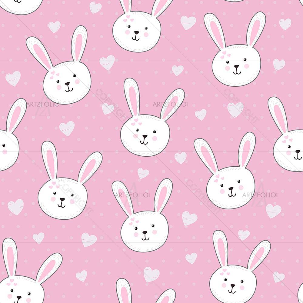 Cartoon Rabbit — custom-size art design 5008225