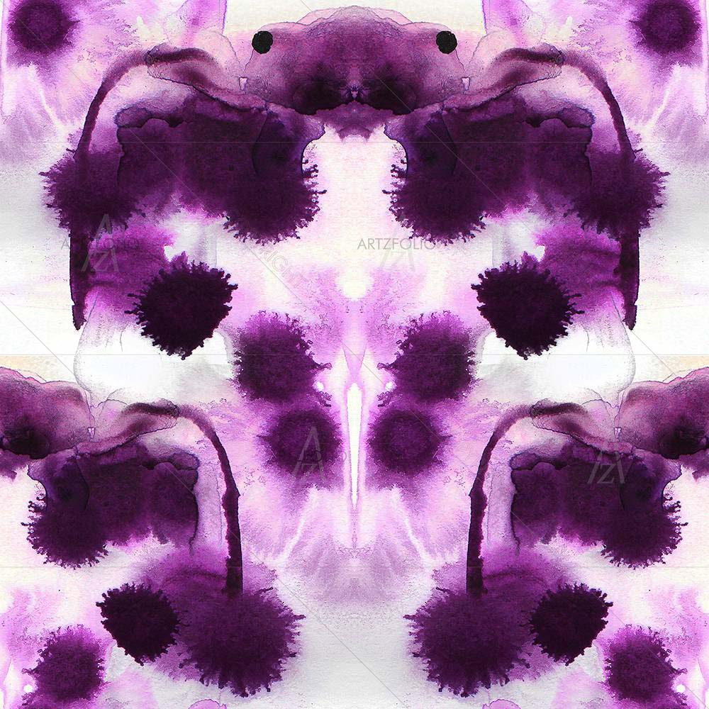 Watercolor Abstract Pattern D2 — Abstract custom art by ArtzFolio