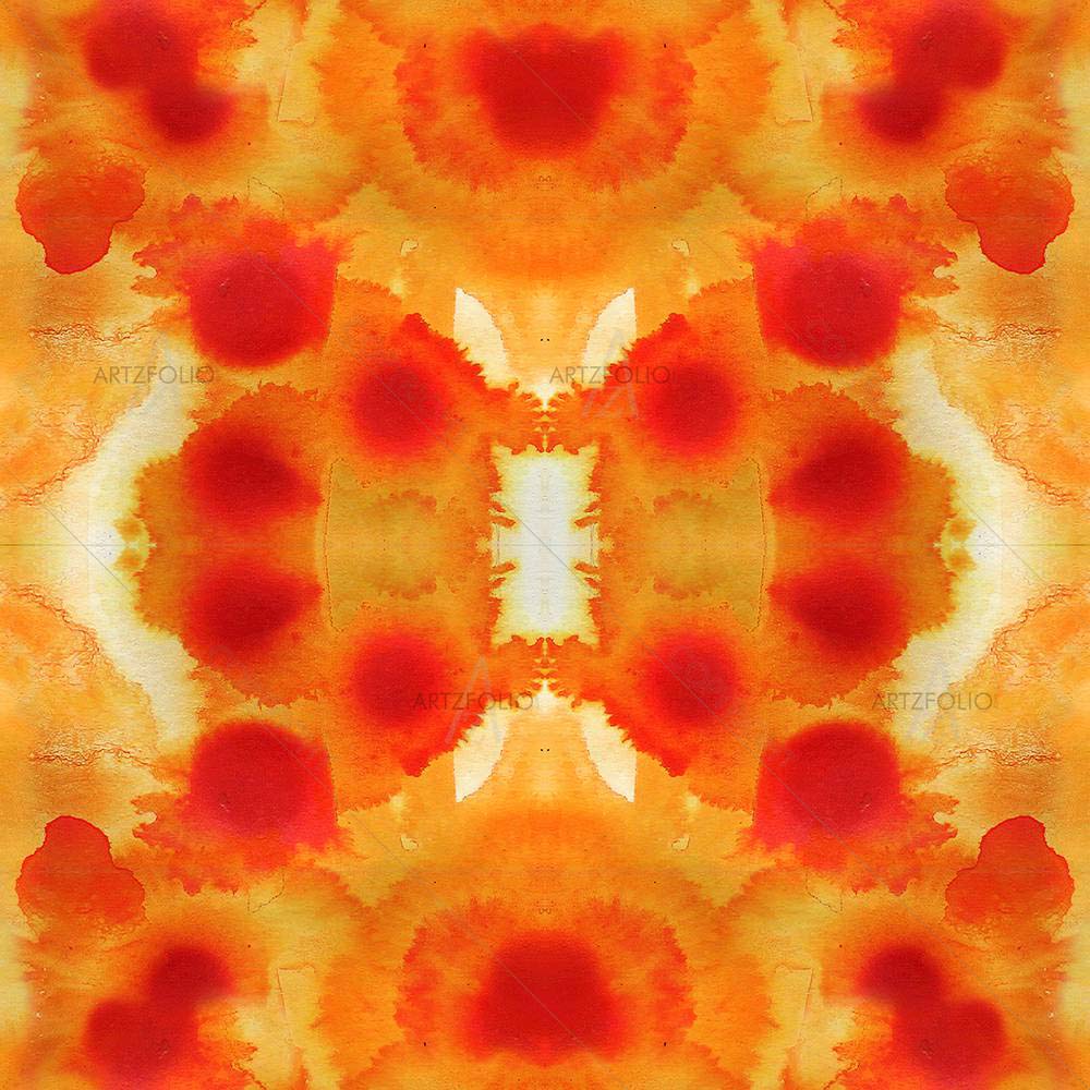 Watercolor Abstract Pattern D4 — Abstract custom art by ArtzFolio