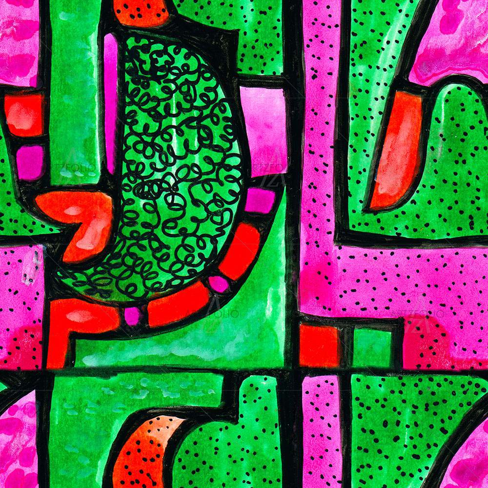 Abstract Geometric Pattern D11 — Abstract custom art by ArtzFolio