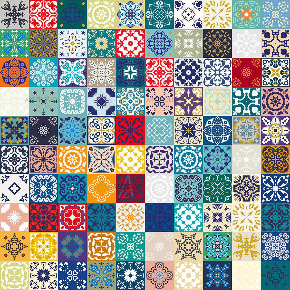 Moroccan Ornaments Pattern — custom-size art design 5008256