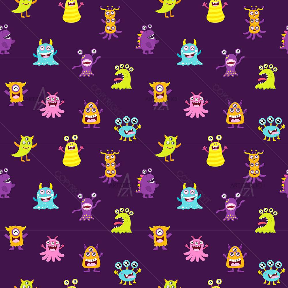 Kids Monster D4 — custom-size art design 5008279