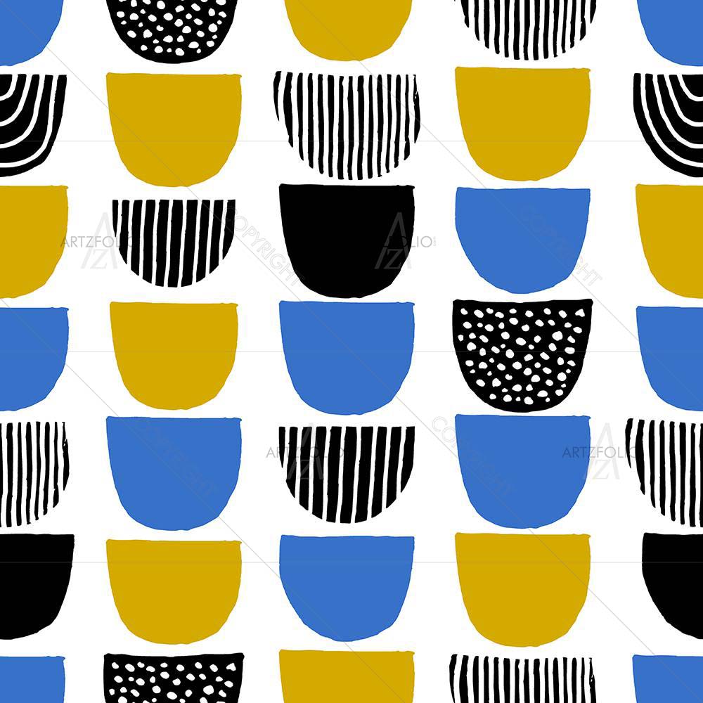 Hand Drawn Pattern — custom-size art design 5008344