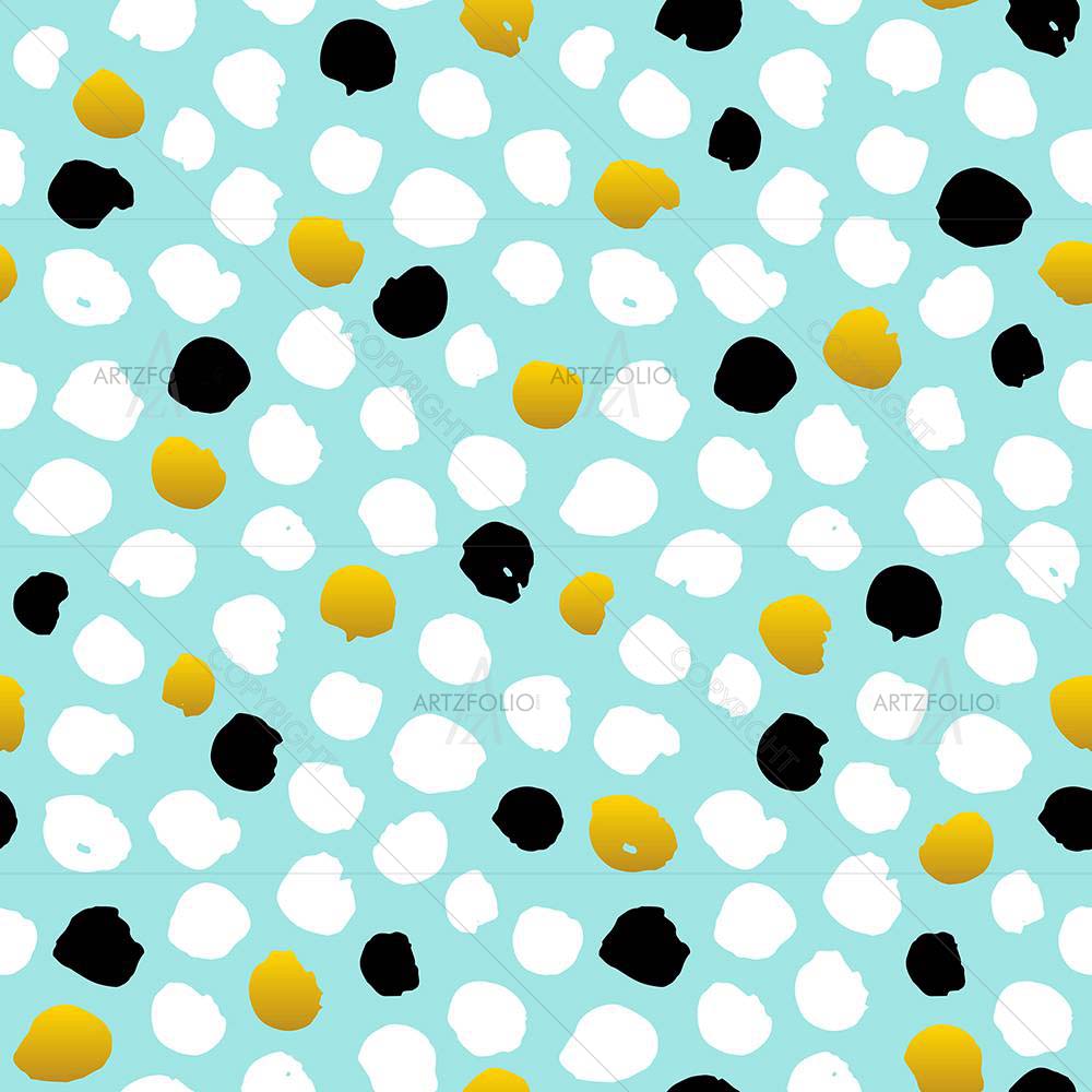 Hand Drawn Dots — custom-size art design 5008363