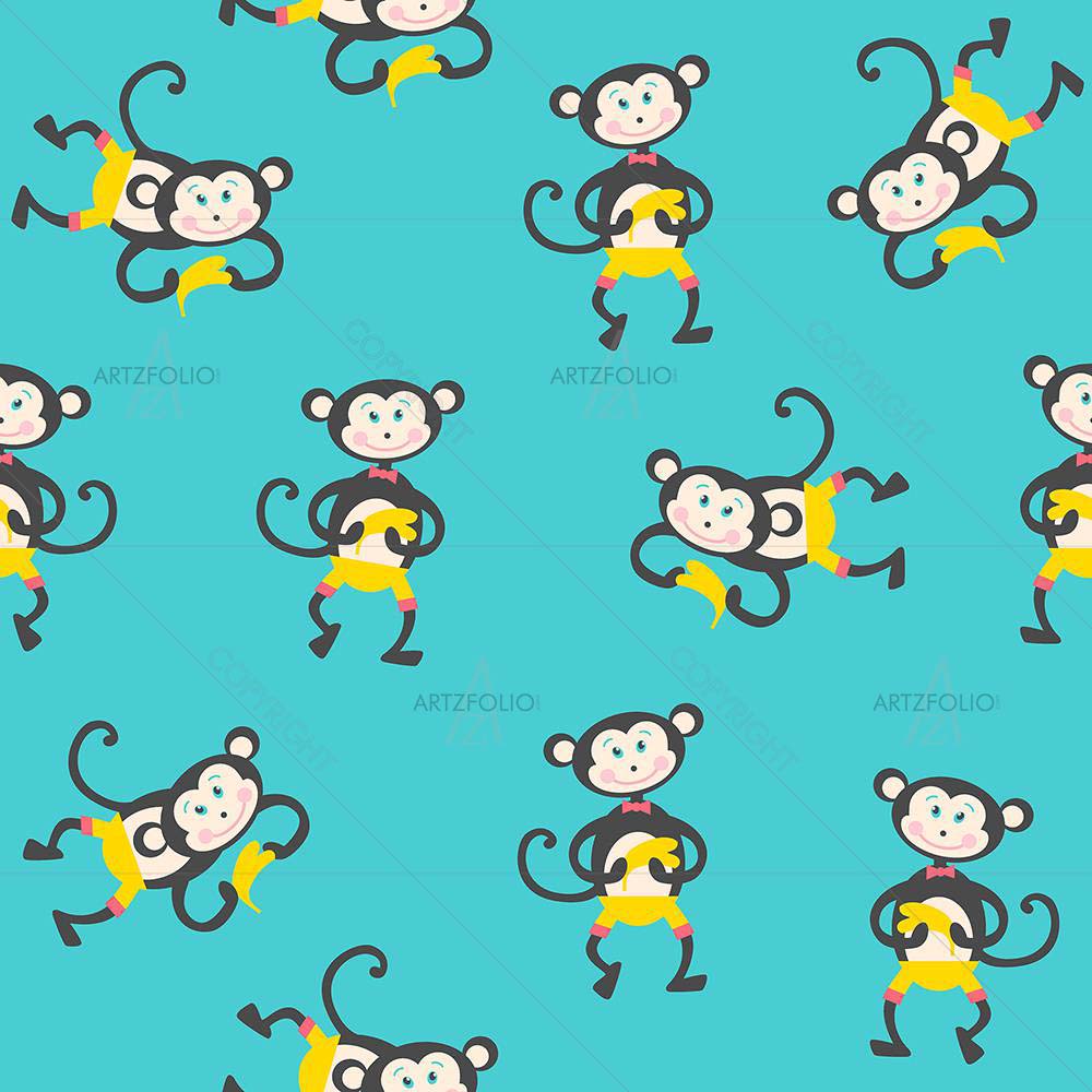 Kids Monkey — custom-size art design 5008374