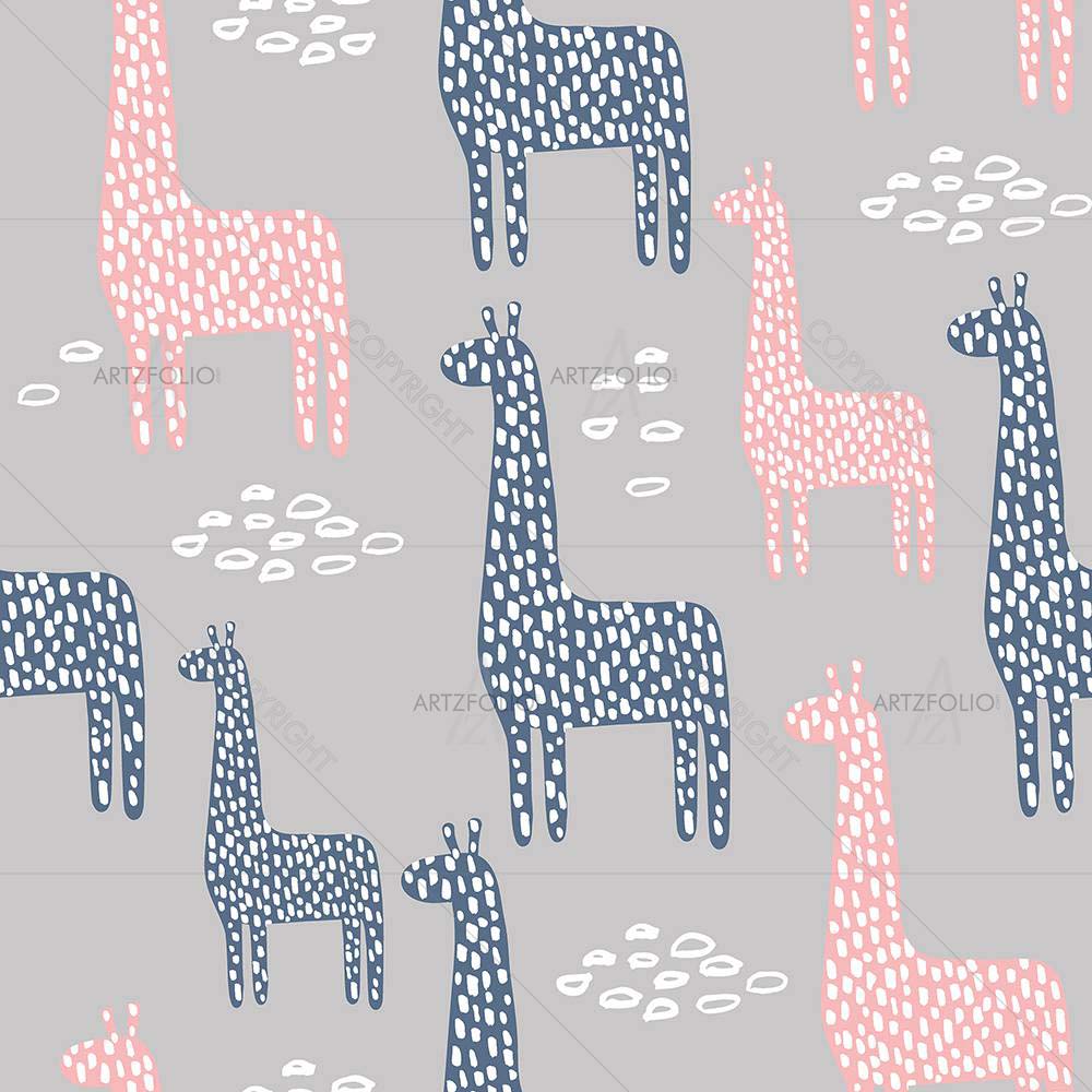 Kids Giraffe D1 — custom-size art design 5008411