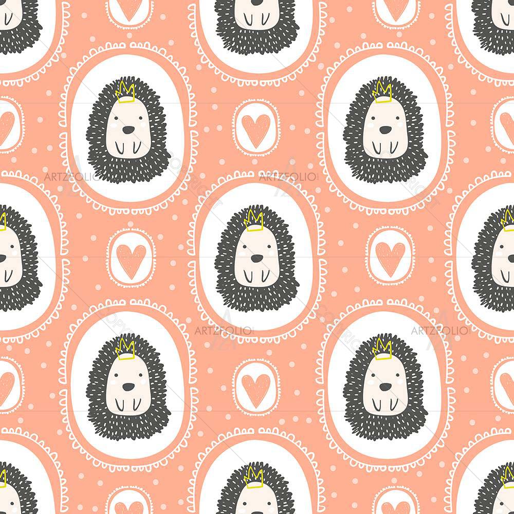 Hand Drawn Hedgehog — custom-size art design 5008416