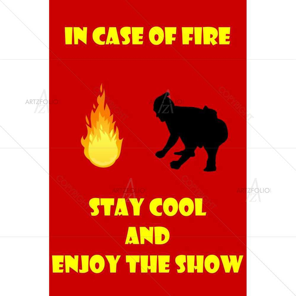 Fire Cool — Comedy custom art by ArtzFolio