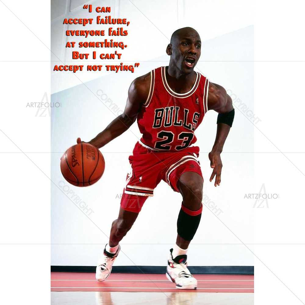 I Can Accept Failure — Inspirational custom art by ArtzFolio